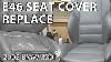 1999-2003 Bmw E39 5-series E38 Front Sports Seat Backrest Beige Leather Oem