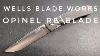Wells Blade Works Custom Folding Knife